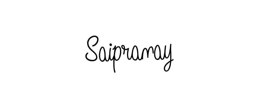 Saipranay stylish signature style. Best Handwritten Sign (Angelique-Rose-font-FFP) for my name. Handwritten Signature Collection Ideas for my name Saipranay. Saipranay signature style 5 images and pictures png