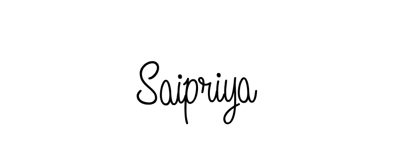 Use a signature maker to create a handwritten signature online. With this signature software, you can design (Angelique-Rose-font-FFP) your own signature for name Saipriya. Saipriya signature style 5 images and pictures png