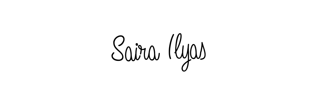 How to Draw Saira Ilyas signature style? Angelique-Rose-font-FFP is a latest design signature styles for name Saira Ilyas. Saira Ilyas signature style 5 images and pictures png