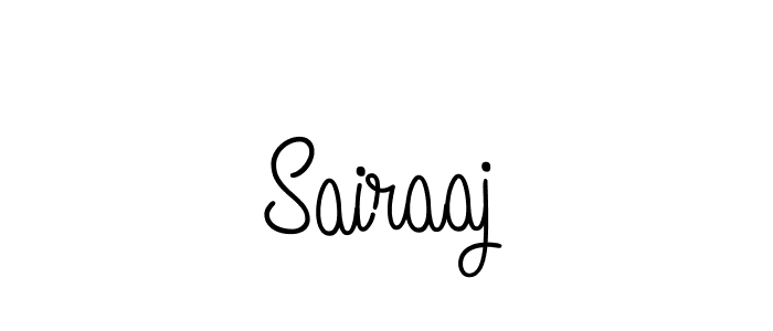 Design your own signature with our free online signature maker. With this signature software, you can create a handwritten (Angelique-Rose-font-FFP) signature for name Sairaaj. Sairaaj signature style 5 images and pictures png