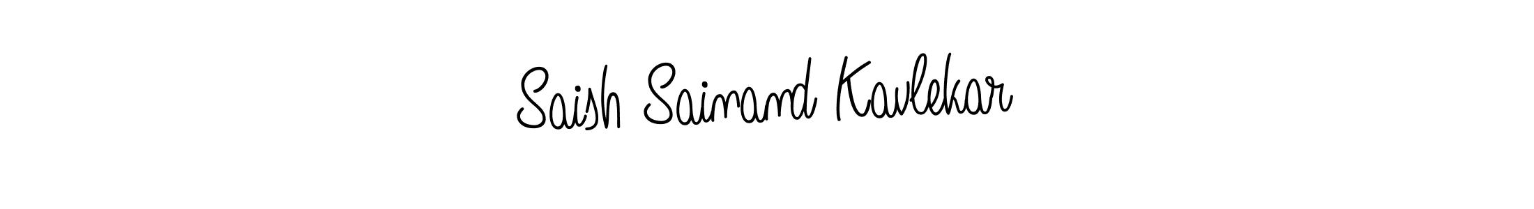 Angelique-Rose-font-FFP is a professional signature style that is perfect for those who want to add a touch of class to their signature. It is also a great choice for those who want to make their signature more unique. Get Saish Sainand Kavlekar name to fancy signature for free. Saish Sainand Kavlekar signature style 5 images and pictures png