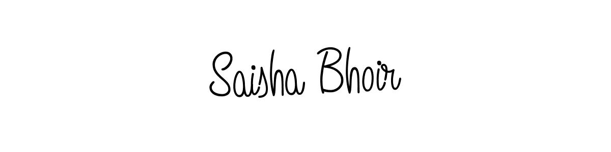 How to make Saisha Bhoir signature? Angelique-Rose-font-FFP is a professional autograph style. Create handwritten signature for Saisha Bhoir name. Saisha Bhoir signature style 5 images and pictures png