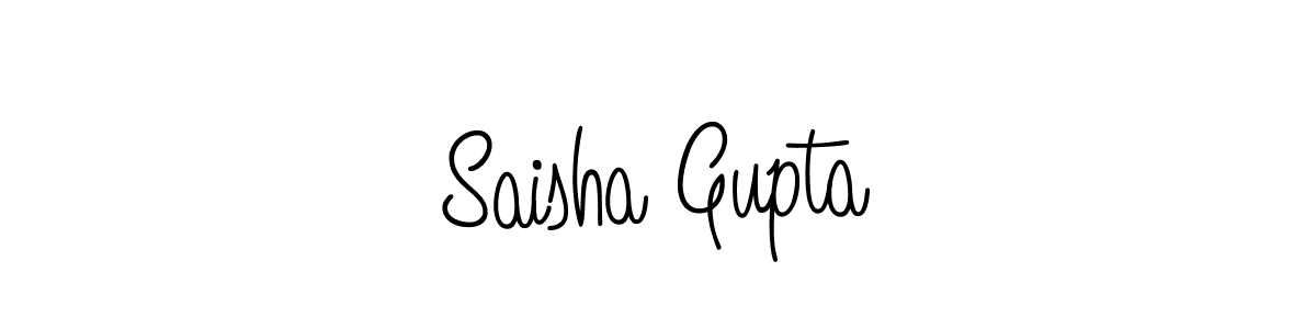 How to Draw Saisha Gupta signature style? Angelique-Rose-font-FFP is a latest design signature styles for name Saisha Gupta. Saisha Gupta signature style 5 images and pictures png