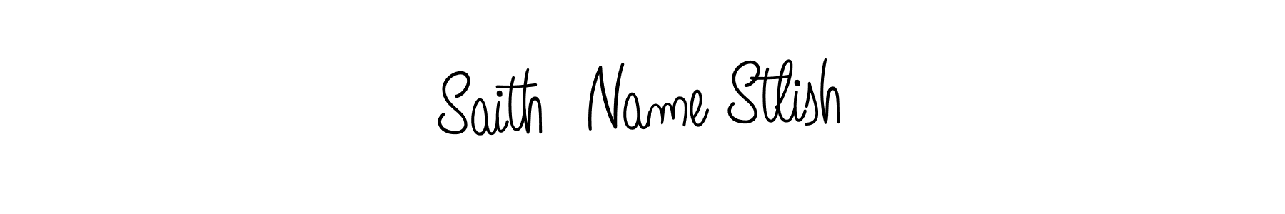 This is the best signature style for the Saith  Name Stlish name. Also you like these signature font (Angelique-Rose-font-FFP). Mix name signature. Saith  Name Stlish signature style 5 images and pictures png