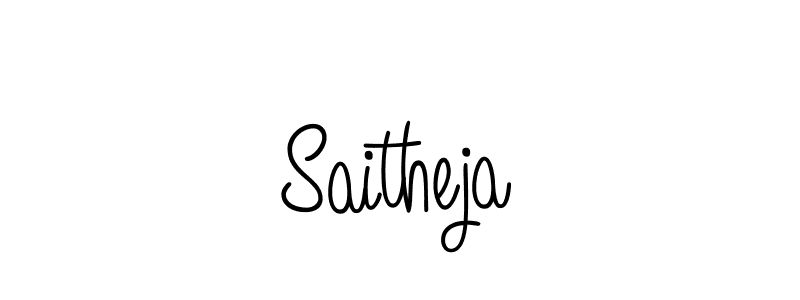 Create a beautiful signature design for name Saitheja. With this signature (Angelique-Rose-font-FFP) fonts, you can make a handwritten signature for free. Saitheja signature style 5 images and pictures png