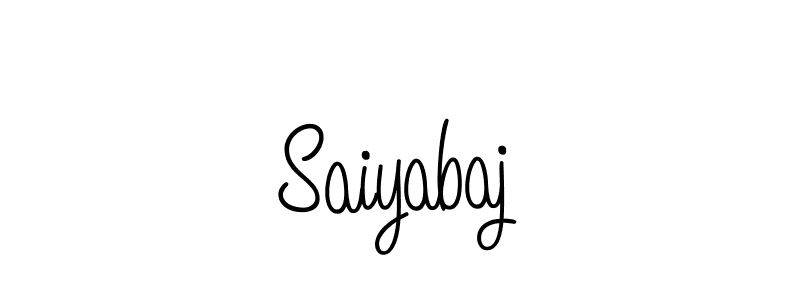 Create a beautiful signature design for name Saiyabaj. With this signature (Angelique-Rose-font-FFP) fonts, you can make a handwritten signature for free. Saiyabaj signature style 5 images and pictures png