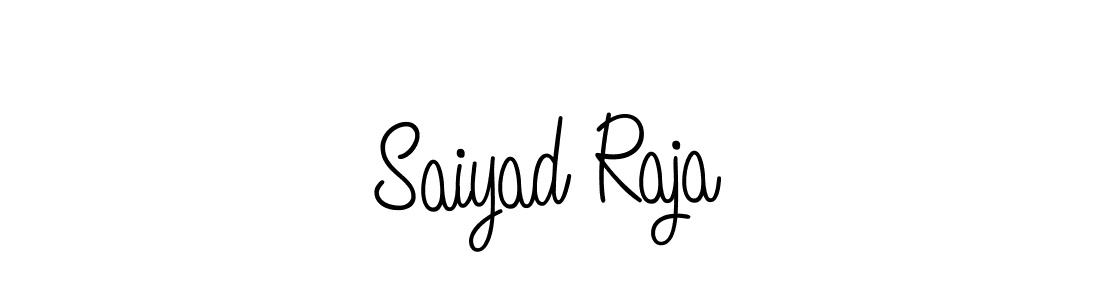 Saiyad Raja stylish signature style. Best Handwritten Sign (Angelique-Rose-font-FFP) for my name. Handwritten Signature Collection Ideas for my name Saiyad Raja. Saiyad Raja signature style 5 images and pictures png
