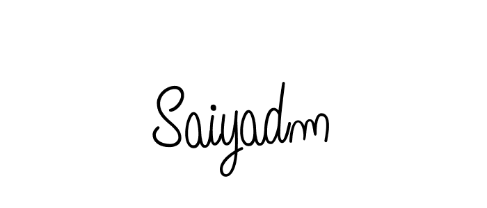 if you are searching for the best signature style for your name Saiyadm. so please give up your signature search. here we have designed multiple signature styles  using Angelique-Rose-font-FFP. Saiyadm signature style 5 images and pictures png