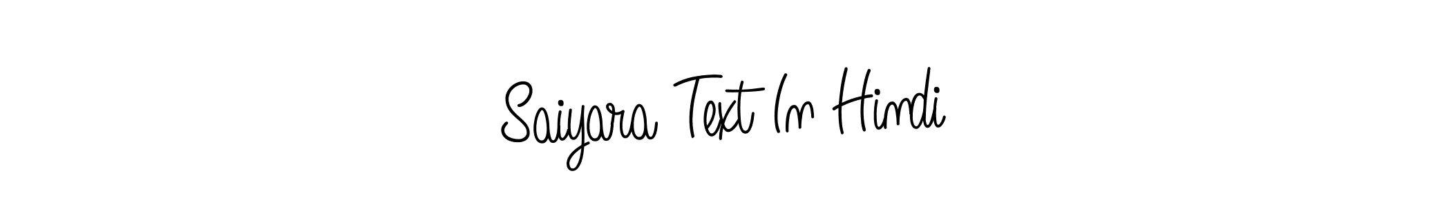 Also You can easily find your signature by using the search form. We will create Saiyara Text In Hindi name handwritten signature images for you free of cost using Angelique-Rose-font-FFP sign style. Saiyara Text In Hindi signature style 5 images and pictures png