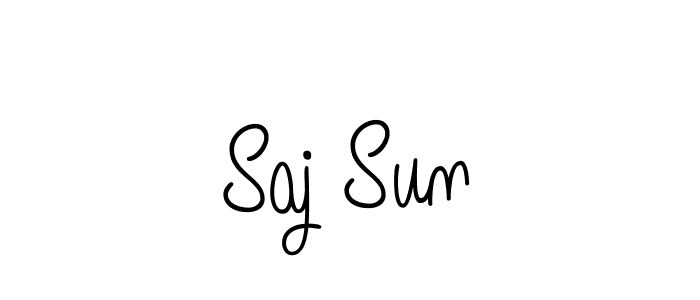 Also we have Saj Sun name is the best signature style. Create professional handwritten signature collection using Angelique-Rose-font-FFP autograph style. Saj Sun signature style 5 images and pictures png