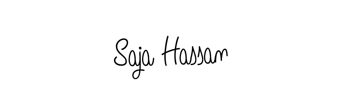 How to Draw Saja Hassan signature style? Angelique-Rose-font-FFP is a latest design signature styles for name Saja Hassan. Saja Hassan signature style 5 images and pictures png