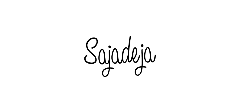 if you are searching for the best signature style for your name Sajadeja. so please give up your signature search. here we have designed multiple signature styles  using Angelique-Rose-font-FFP. Sajadeja signature style 5 images and pictures png