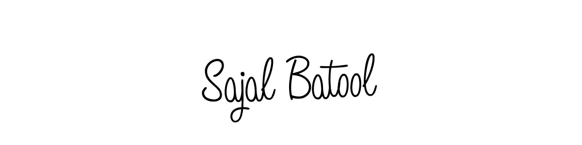 Create a beautiful signature design for name Sajal Batool. With this signature (Angelique-Rose-font-FFP) fonts, you can make a handwritten signature for free. Sajal Batool signature style 5 images and pictures png