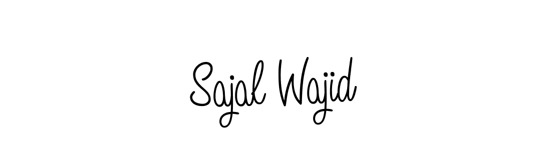 You can use this online signature creator to create a handwritten signature for the name Sajal Wajid. This is the best online autograph maker. Sajal Wajid signature style 5 images and pictures png