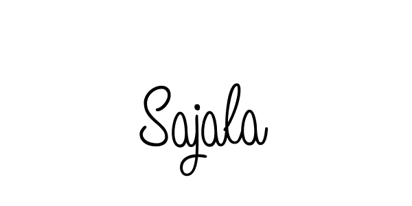 You should practise on your own different ways (Angelique-Rose-font-FFP) to write your name (Sajala) in signature. don't let someone else do it for you. Sajala signature style 5 images and pictures png