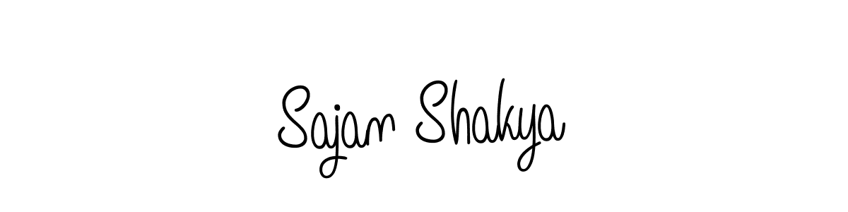 Make a beautiful signature design for name Sajan Shakya. Use this online signature maker to create a handwritten signature for free. Sajan Shakya signature style 5 images and pictures png