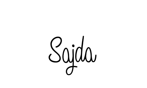 How to make Sajda name signature. Use Angelique-Rose-font-FFP style for creating short signs online. This is the latest handwritten sign. Sajda signature style 5 images and pictures png