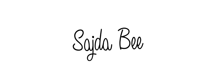 Best and Professional Signature Style for Sajda Bee. Angelique-Rose-font-FFP Best Signature Style Collection. Sajda Bee signature style 5 images and pictures png