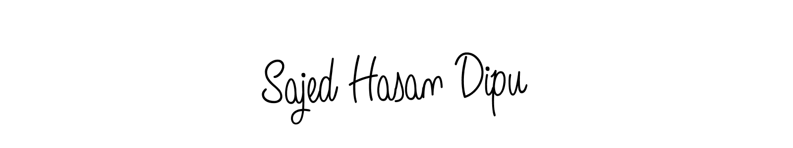 It looks lik you need a new signature style for name Sajed Hasan Dipu. Design unique handwritten (Angelique-Rose-font-FFP) signature with our free signature maker in just a few clicks. Sajed Hasan Dipu signature style 5 images and pictures png