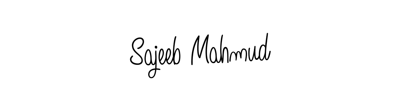How to make Sajeeb Mahmud name signature. Use Angelique-Rose-font-FFP style for creating short signs online. This is the latest handwritten sign. Sajeeb Mahmud signature style 5 images and pictures png