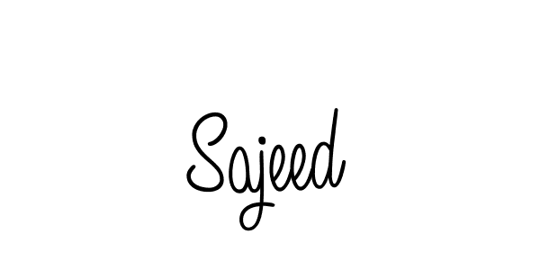 Design your own signature with our free online signature maker. With this signature software, you can create a handwritten (Angelique-Rose-font-FFP) signature for name Sajeed. Sajeed signature style 5 images and pictures png