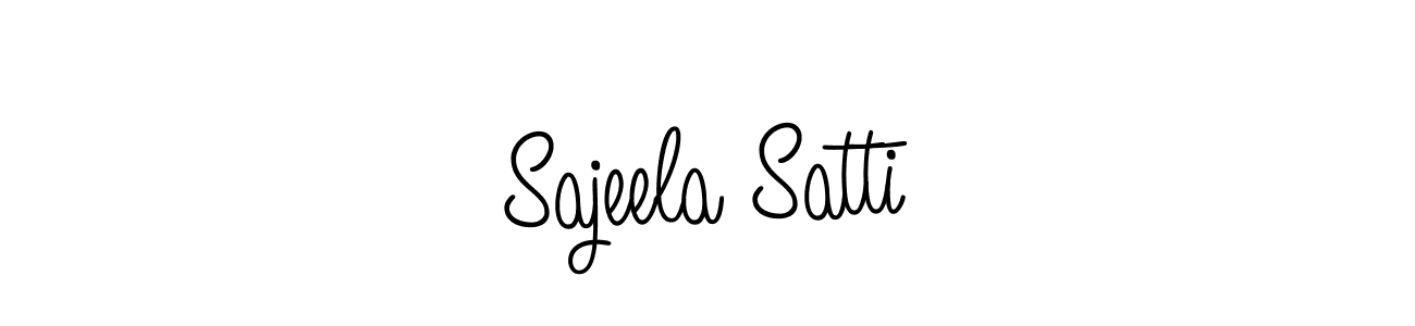 Make a beautiful signature design for name Sajeela Satti. Use this online signature maker to create a handwritten signature for free. Sajeela Satti signature style 5 images and pictures png