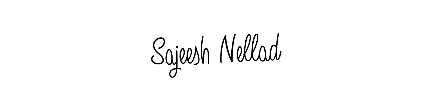 if you are searching for the best signature style for your name Sajeesh Nellad. so please give up your signature search. here we have designed multiple signature styles  using Angelique-Rose-font-FFP. Sajeesh Nellad signature style 5 images and pictures png