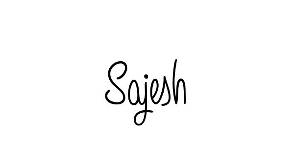 Sajesh stylish signature style. Best Handwritten Sign (Angelique-Rose-font-FFP) for my name. Handwritten Signature Collection Ideas for my name Sajesh. Sajesh signature style 5 images and pictures png