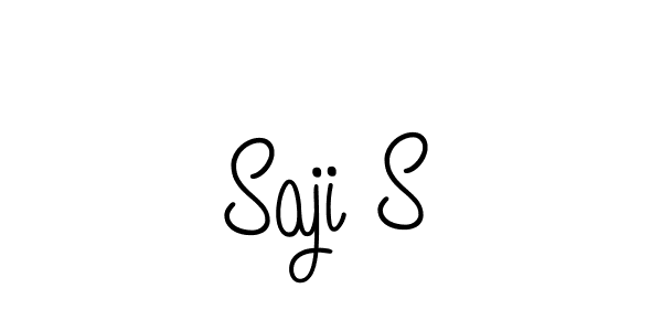 The best way (Angelique-Rose-font-FFP) to make a short signature is to pick only two or three words in your name. The name Saji S include a total of six letters. For converting this name. Saji S signature style 5 images and pictures png