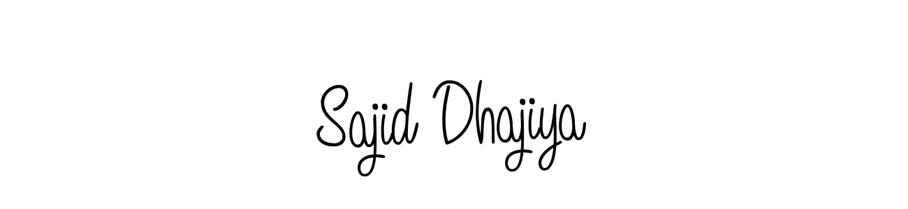 Similarly Angelique-Rose-font-FFP is the best handwritten signature design. Signature creator online .You can use it as an online autograph creator for name Sajid Dhajiya. Sajid Dhajiya signature style 5 images and pictures png