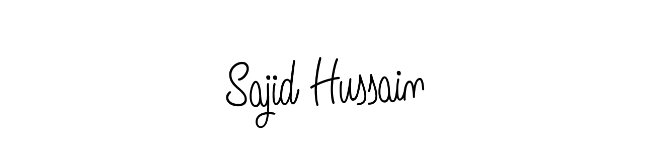 Make a beautiful signature design for name Sajid Hussain. Use this online signature maker to create a handwritten signature for free. Sajid Hussain signature style 5 images and pictures png