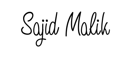 Master the art of signing with Sajid Malik written in fluent Angelique-Rose-font-FFP script. A great template to practice and refine your handwriting. Sajid Malik signature style 5 images and pictures png