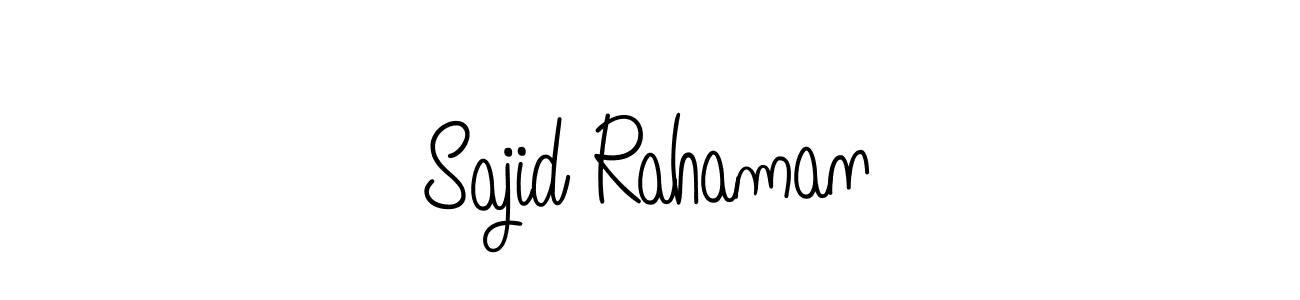Angelique-Rose-font-FFP is a professional signature style that is perfect for those who want to add a touch of class to their signature. It is also a great choice for those who want to make their signature more unique. Get Sajid Rahaman name to fancy signature for free. Sajid Rahaman signature style 5 images and pictures png