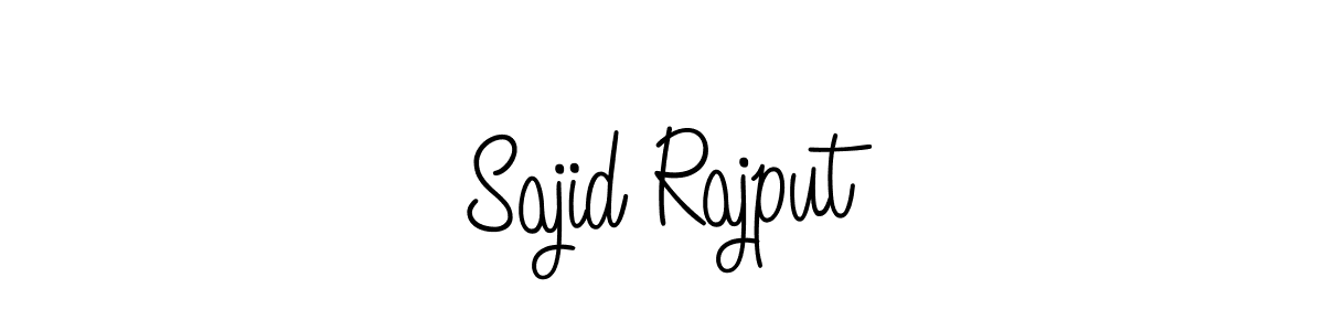 Design your own signature with our free online signature maker. With this signature software, you can create a handwritten (Angelique-Rose-font-FFP) signature for name Sajid Rajput. Sajid Rajput signature style 5 images and pictures png