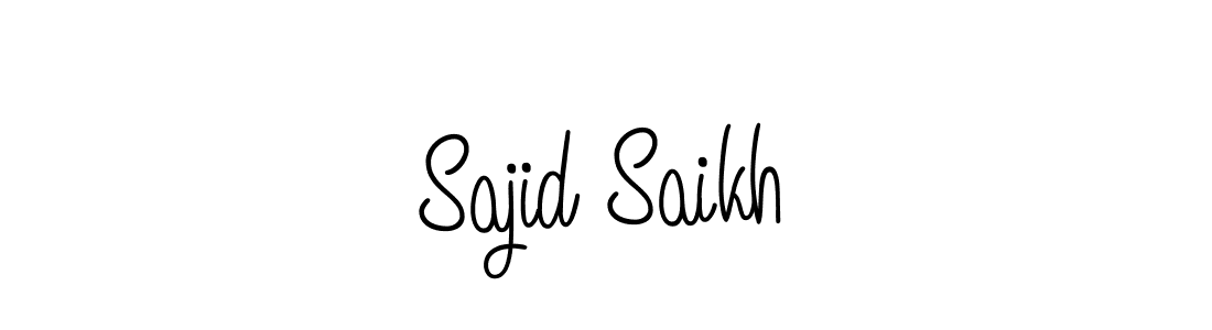 Once you've used our free online signature maker to create your best signature Angelique-Rose-font-FFP style, it's time to enjoy all of the benefits that Sajid Saikh name signing documents. Sajid Saikh signature style 5 images and pictures png