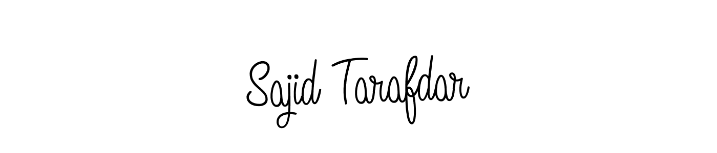 You should practise on your own different ways (Angelique-Rose-font-FFP) to write your name (Sajid Tarafdar) in signature. don't let someone else do it for you. Sajid Tarafdar signature style 5 images and pictures png