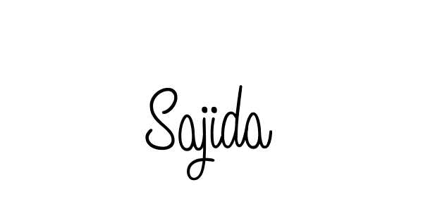 Create a beautiful signature design for name Sajida. With this signature (Angelique-Rose-font-FFP) fonts, you can make a handwritten signature for free. Sajida signature style 5 images and pictures png