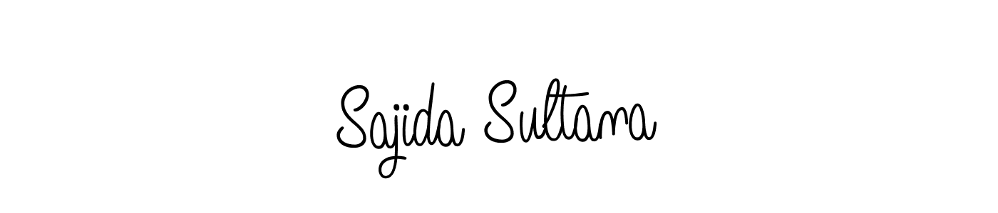 Design your own signature with our free online signature maker. With this signature software, you can create a handwritten (Angelique-Rose-font-FFP) signature for name Sajida Sultana. Sajida Sultana signature style 5 images and pictures png
