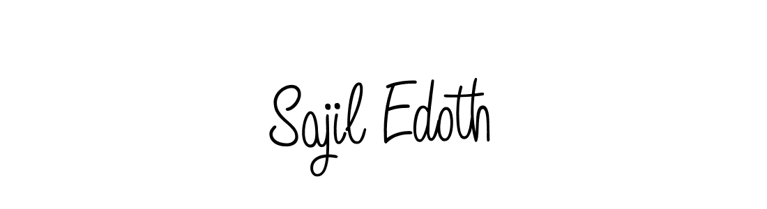 if you are searching for the best signature style for your name Sajil Edoth. so please give up your signature search. here we have designed multiple signature styles  using Angelique-Rose-font-FFP. Sajil Edoth signature style 5 images and pictures png
