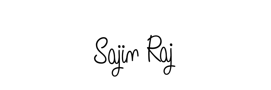 Sajin Raj stylish signature style. Best Handwritten Sign (Angelique-Rose-font-FFP) for my name. Handwritten Signature Collection Ideas for my name Sajin Raj. Sajin Raj signature style 5 images and pictures png