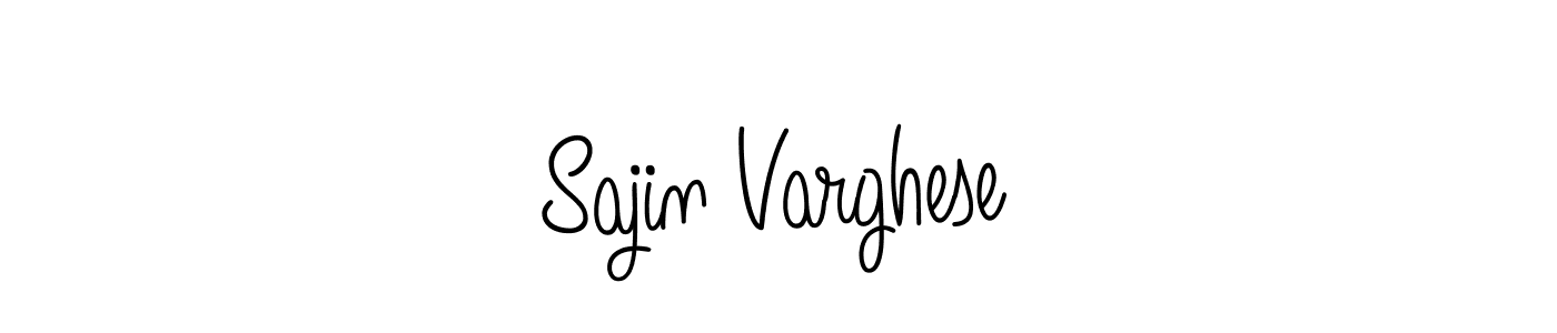 Also we have Sajin Varghese name is the best signature style. Create professional handwritten signature collection using Angelique-Rose-font-FFP autograph style. Sajin Varghese signature style 5 images and pictures png