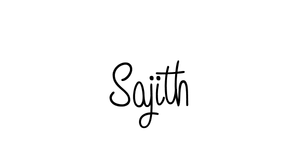 Make a beautiful signature design for name Sajith. Use this online signature maker to create a handwritten signature for free. Sajith signature style 5 images and pictures png