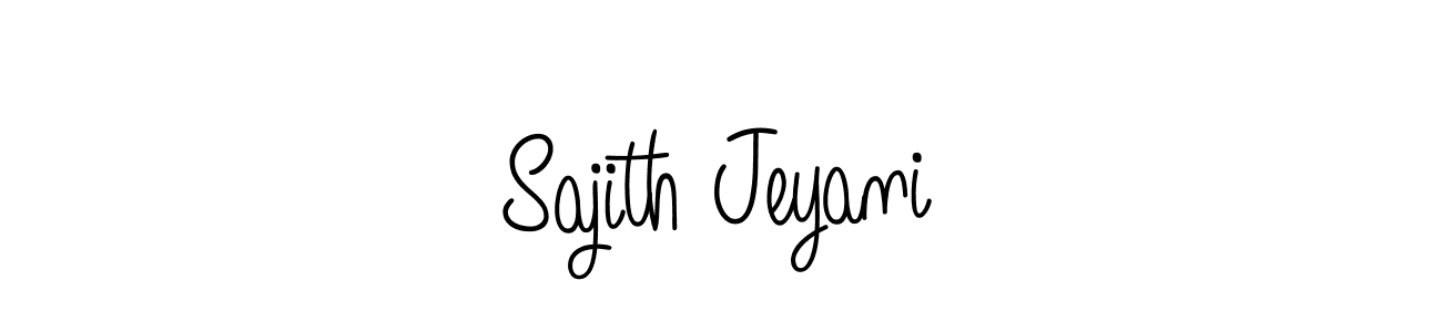 Design your own signature with our free online signature maker. With this signature software, you can create a handwritten (Angelique-Rose-font-FFP) signature for name Sajith Jeyani. Sajith Jeyani signature style 5 images and pictures png