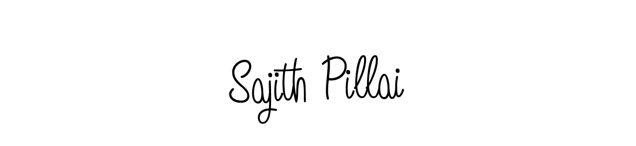 Make a beautiful signature design for name Sajith Pillai. With this signature (Angelique-Rose-font-FFP) style, you can create a handwritten signature for free. Sajith Pillai signature style 5 images and pictures png