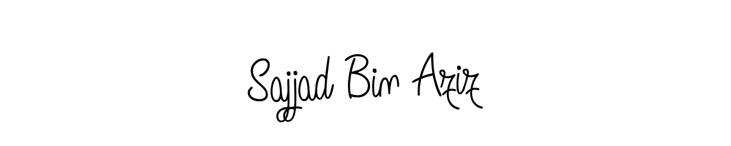 Make a beautiful signature design for name Sajjad Bin Aziz. Use this online signature maker to create a handwritten signature for free. Sajjad Bin Aziz signature style 5 images and pictures png