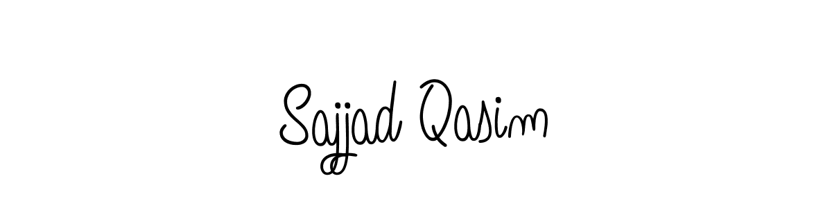 How to make Sajjad Qasim name signature. Use Angelique-Rose-font-FFP style for creating short signs online. This is the latest handwritten sign. Sajjad Qasim signature style 5 images and pictures png