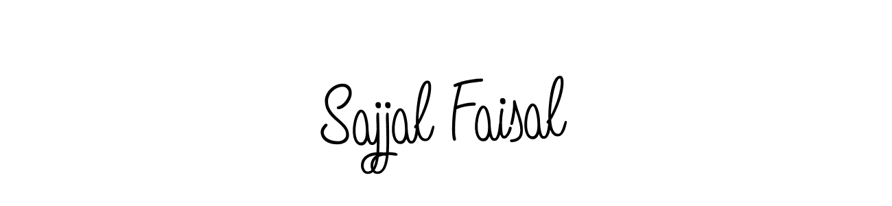 Also we have Sajjal Faisal name is the best signature style. Create professional handwritten signature collection using Angelique-Rose-font-FFP autograph style. Sajjal Faisal signature style 5 images and pictures png