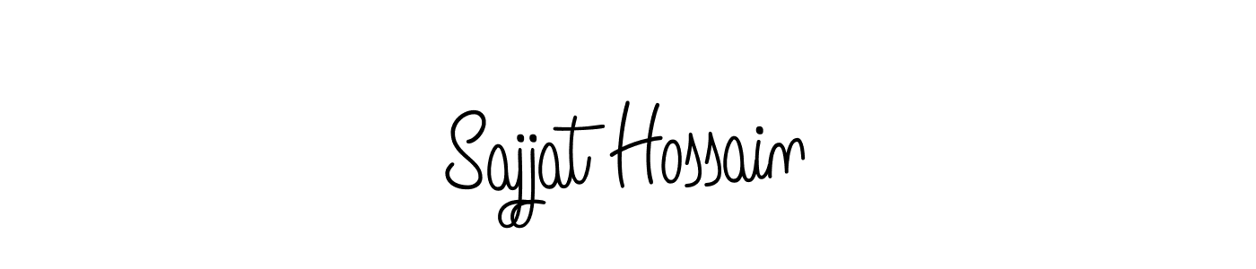 Create a beautiful signature design for name Sajjat Hossain. With this signature (Angelique-Rose-font-FFP) fonts, you can make a handwritten signature for free. Sajjat Hossain signature style 5 images and pictures png