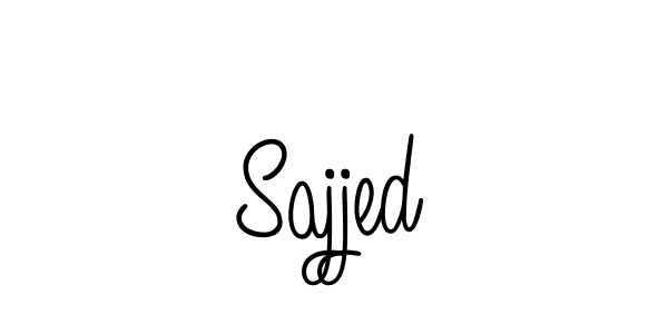 How to make Sajjed signature? Angelique-Rose-font-FFP is a professional autograph style. Create handwritten signature for Sajjed name. Sajjed signature style 5 images and pictures png