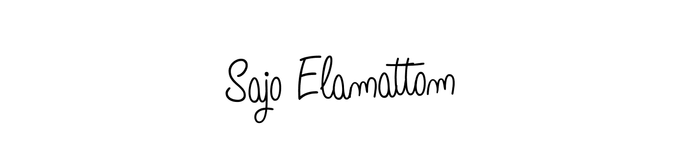 Design your own signature with our free online signature maker. With this signature software, you can create a handwritten (Angelique-Rose-font-FFP) signature for name Sajo Elamattom. Sajo Elamattom signature style 5 images and pictures png
